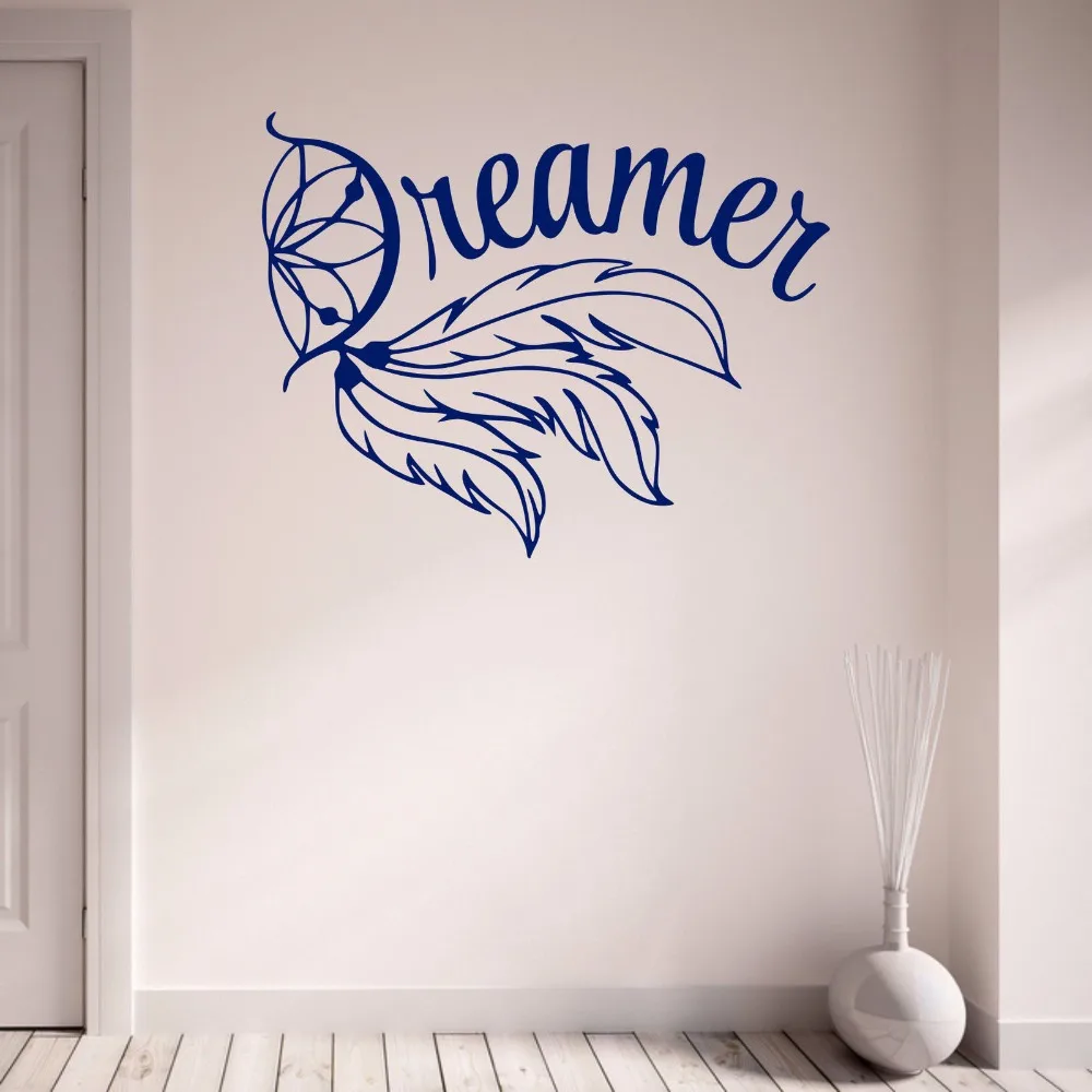 Dreamer с изображением Ловца снов подростков Спальня Гостиная портрет окна наклейка