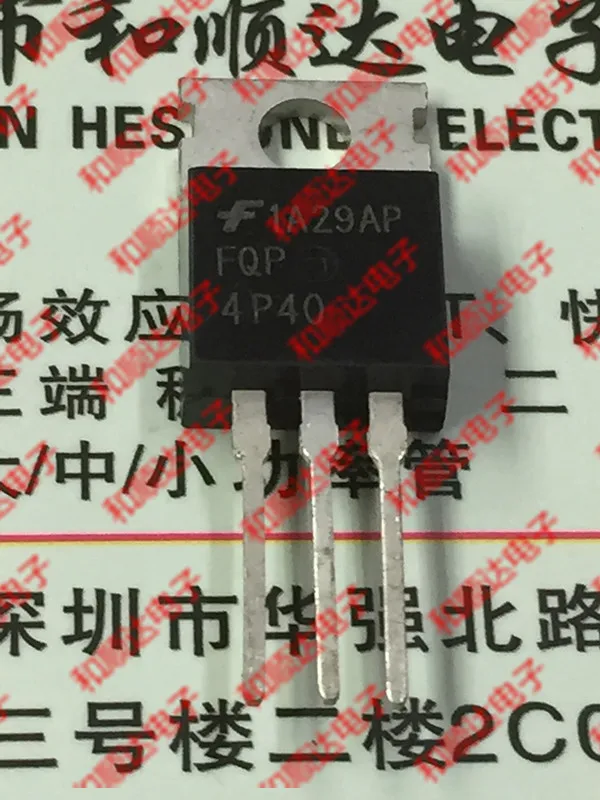 Новый Оригинальный FQP4P40 TO-220 P 400 В -4А DIY электронные | Электронные компоненты и