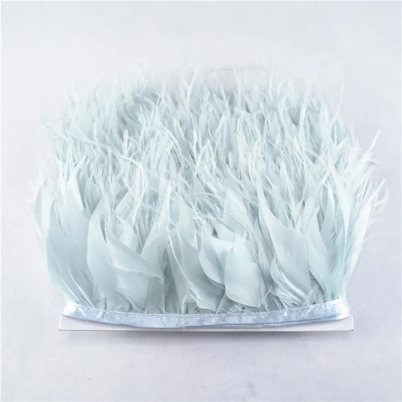 1 м светильник-голубые страусиные перья гусиные ленточные ремесла карнавальный