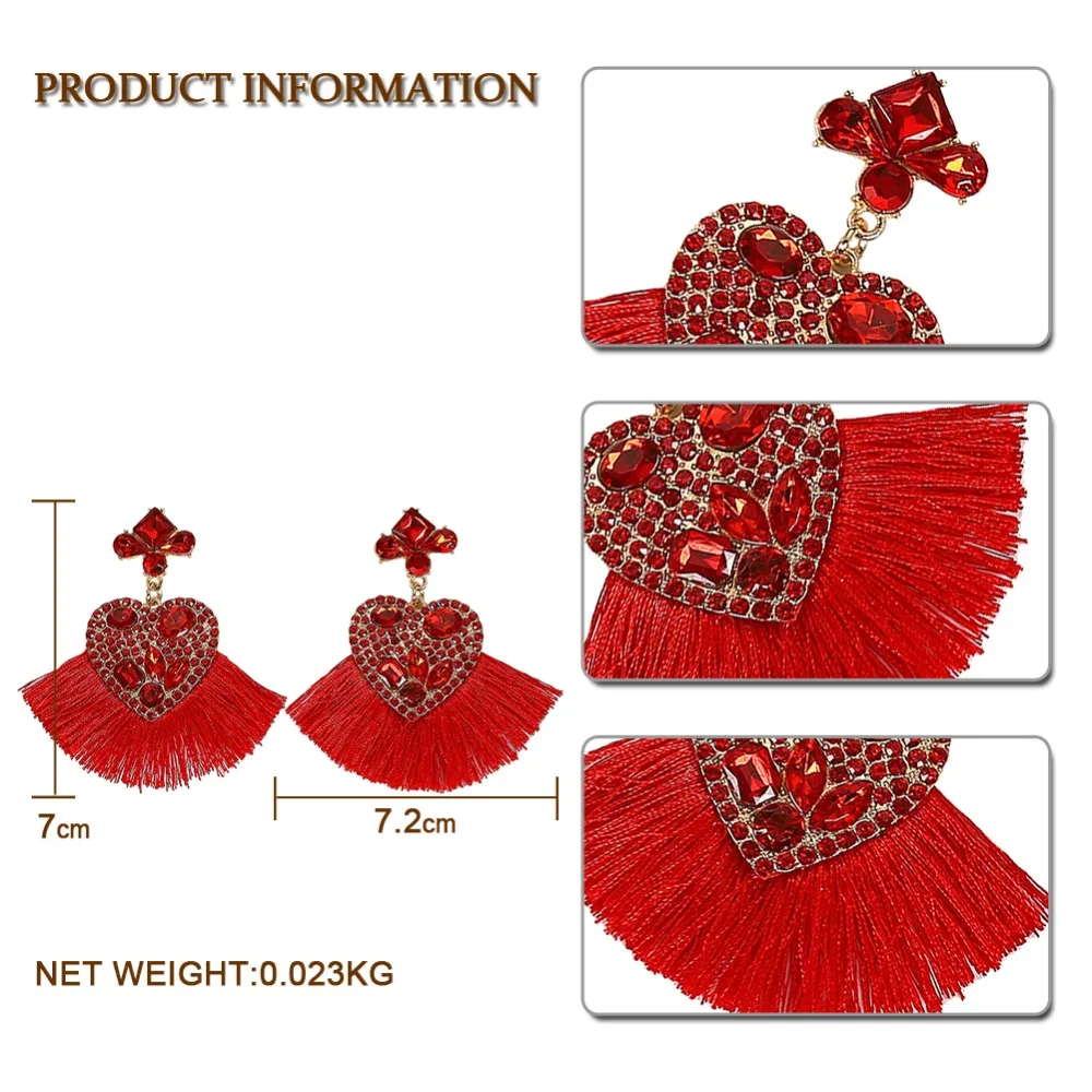 Молочным. сезон: весна–лето кисточкой серьги Для женщин отпуск яркая бижутерия для вечеринки Бохо Этнические украшения дикий Brincos A716