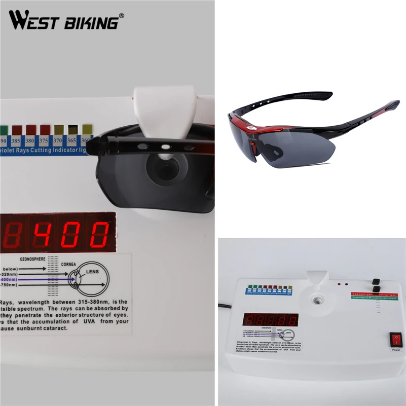 Солнцезащитные очки WEST BIKING для велоспорта езды на велосипеде рыбалки UV400 | Спорт и