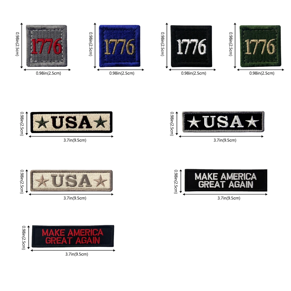 Нашивки Embird вышитые пришитые на американский флаг патч логотип США главный