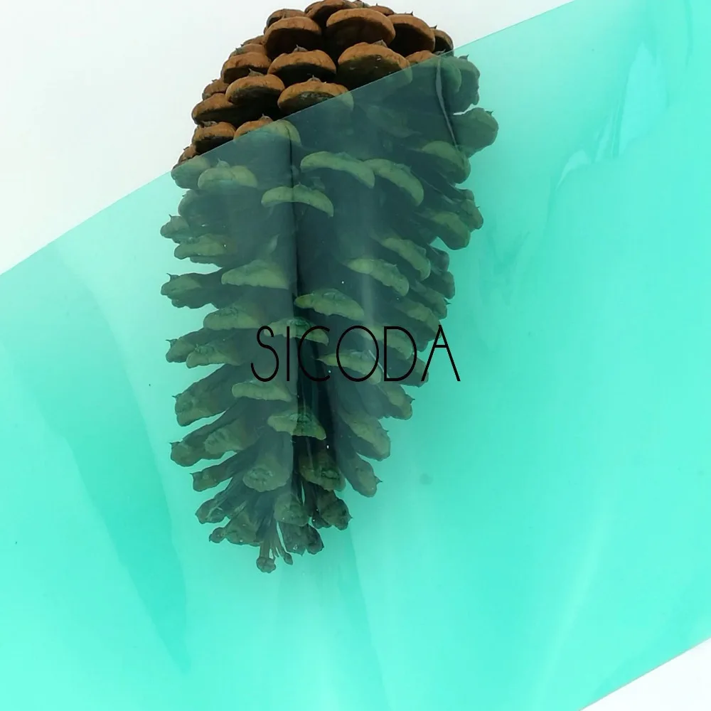 SICODA 50x30 см 4 шт. дождевик материал мягкий EVA/твердая пленка из ПВХ Пыленепроницаемая Скатерть прозрачный лист водонепроницаемого пластика
