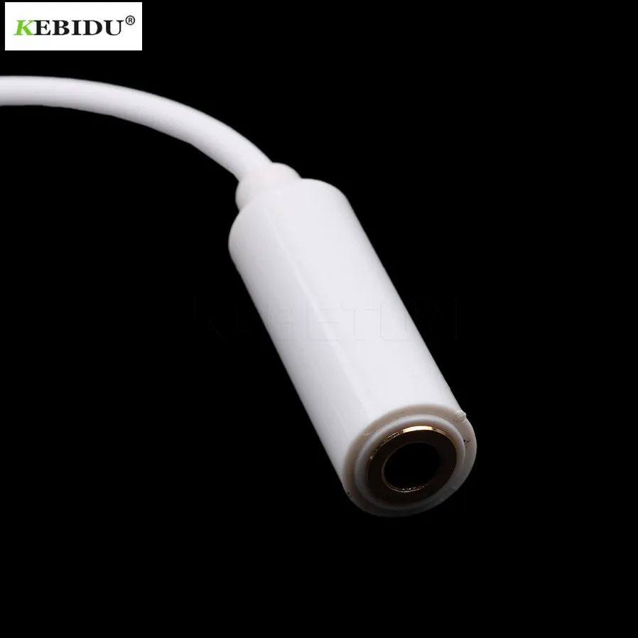 Кабель-адаптер для наушников Kebidu Type-C-3 5 мм usb 3 1 Type C разъем типа папа-3 дюйма AUX Letv