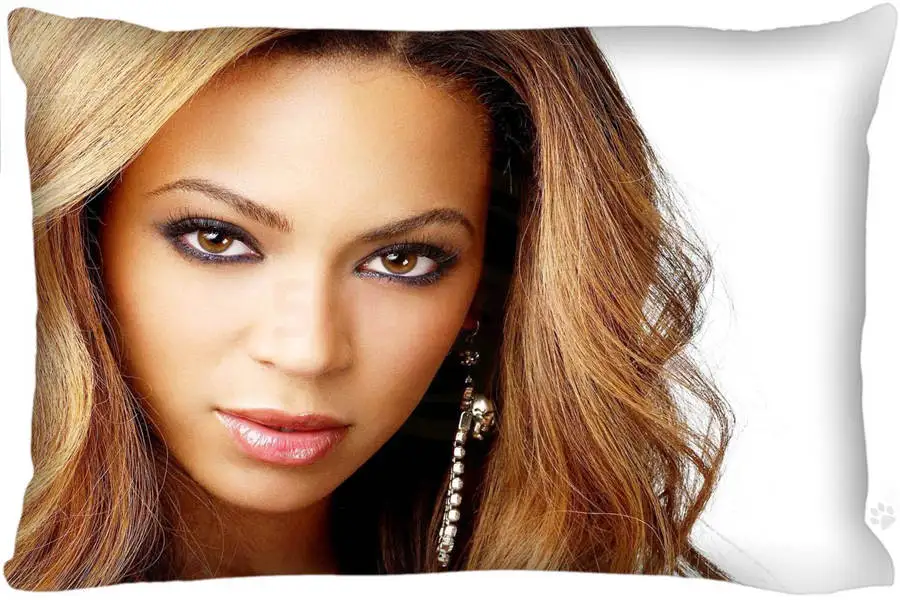 

Custom Beyonce Rectangle Pillow Cover Size 45x35cm (one side) Print Custom Zipper Polyester Cotton Pillowcase more size