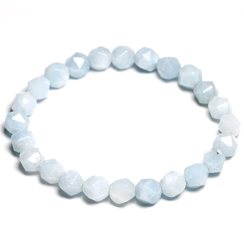 Wholesale Natural Stone Mix Colors 8mm Pink Crystal Labradorite Obsidian Section Onyx Energy Elastic Bracelet Women Men | Украшения и