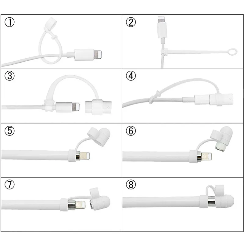 Для Apple Pencil cap Holder Nib Sleeve Cover мягкий силиконовый защитный чехол для iPad Pro Pencil с антиутерянным разъемом