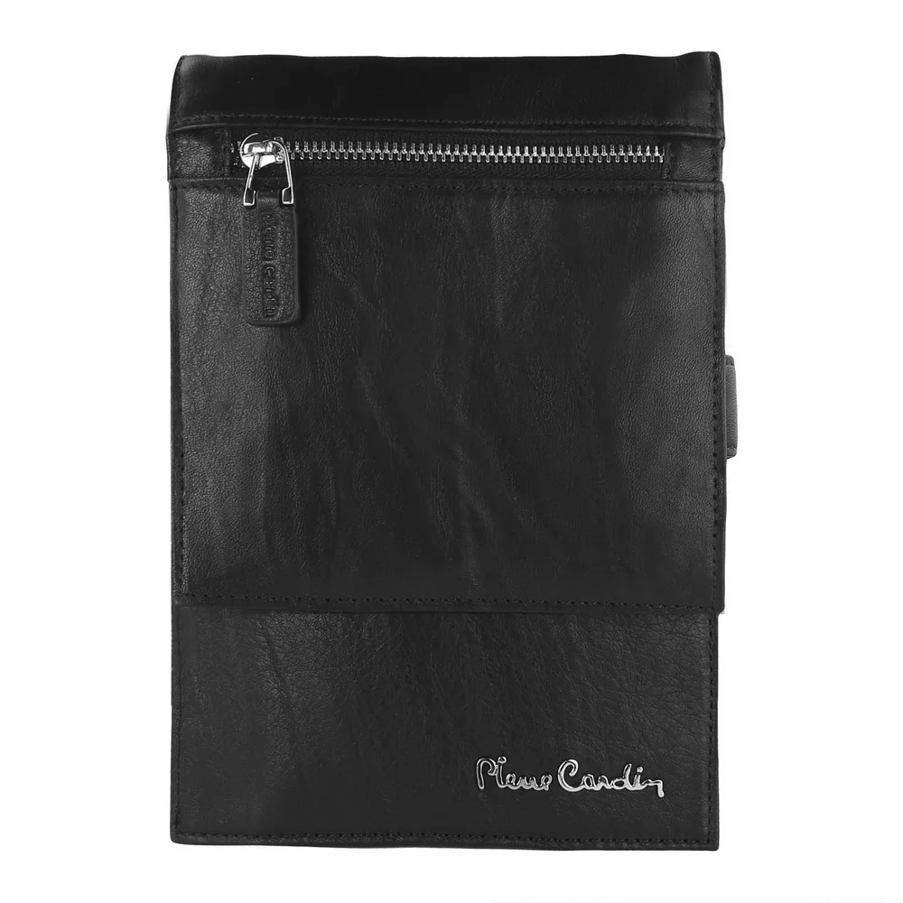 Мужская сумка через плечо Pierre Cardin мужская из натуральной воловьей кожи на ремне