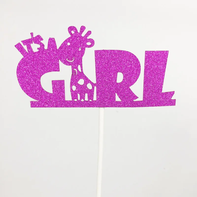 Ynaayu/1 шт., топпер для торта «It is Boy», «It is Boy», «Baby Born Shower», «Birhtday», вечерние топперы для торта, золотые топперы для торта, вечерние топперы