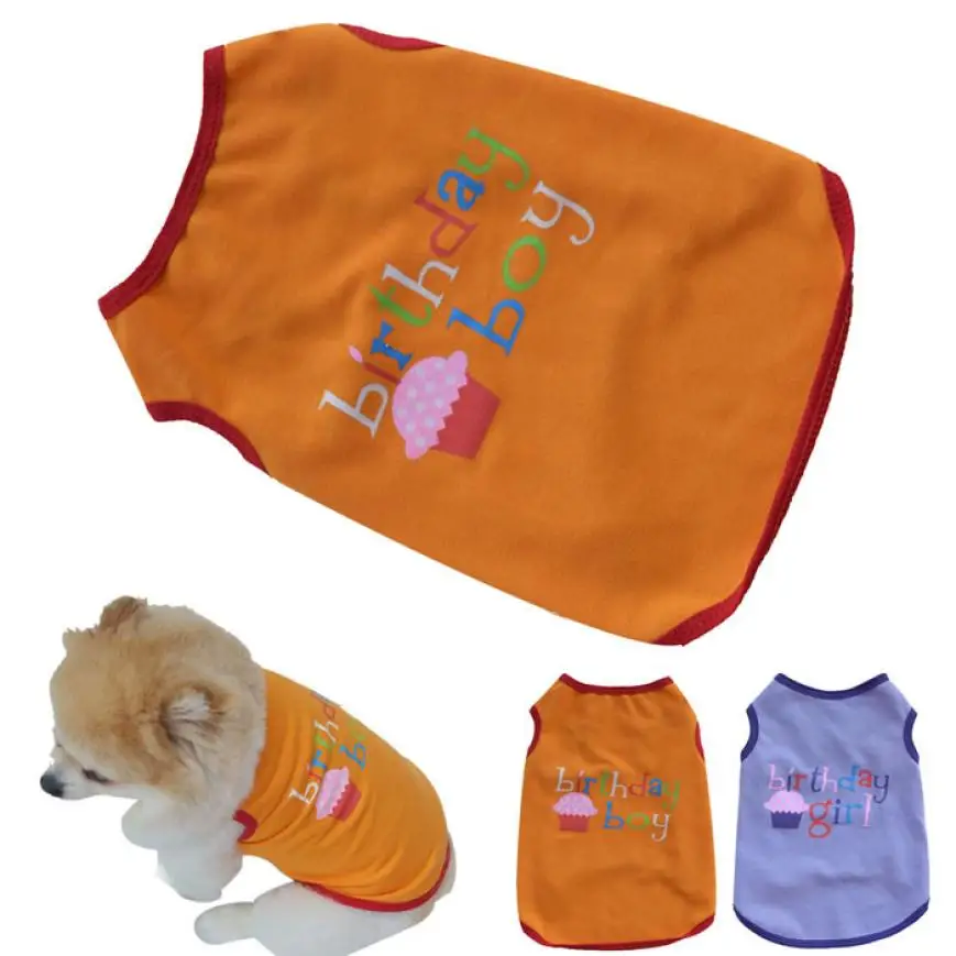 2017 модная летняя одежда для домашних животных щенков собак кошек жилет на день