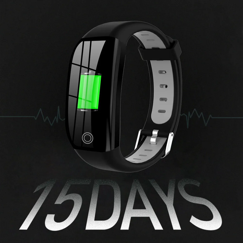 F21 Smart Band Sports Wristbands IP68 Waterproof 1.14 Inch Screen Fitness Tracker Bracelet for Android IOS | Электроника