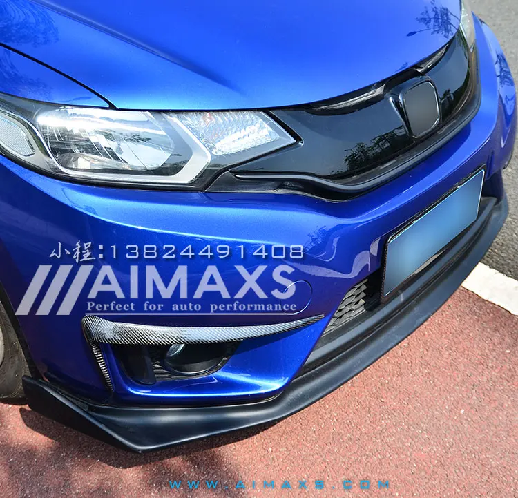 Подходит для HONDA Fit GK5 2014 3 gen углеродное волокно противотуманная рама тип 7