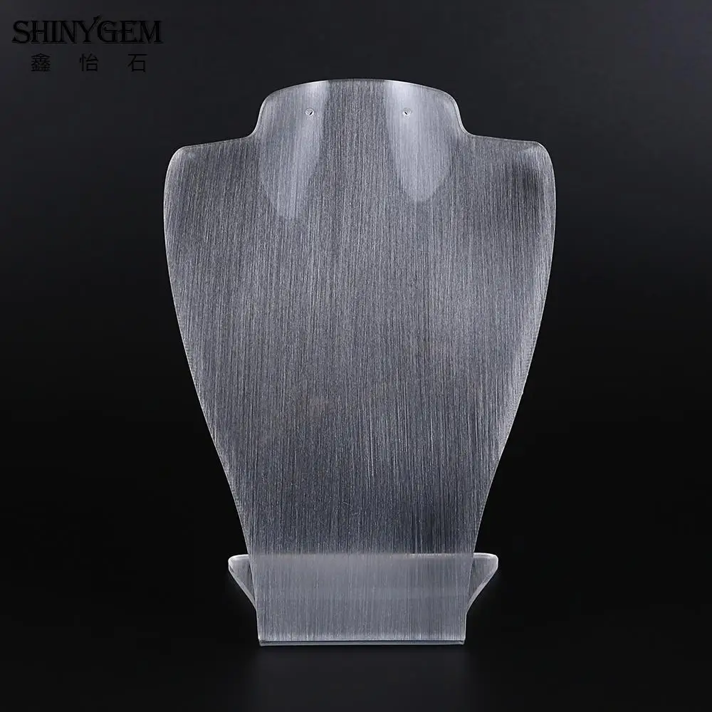 ShinyGem держатель для ожерелья Прозрачный матовый акриловый ювелирный дисплей