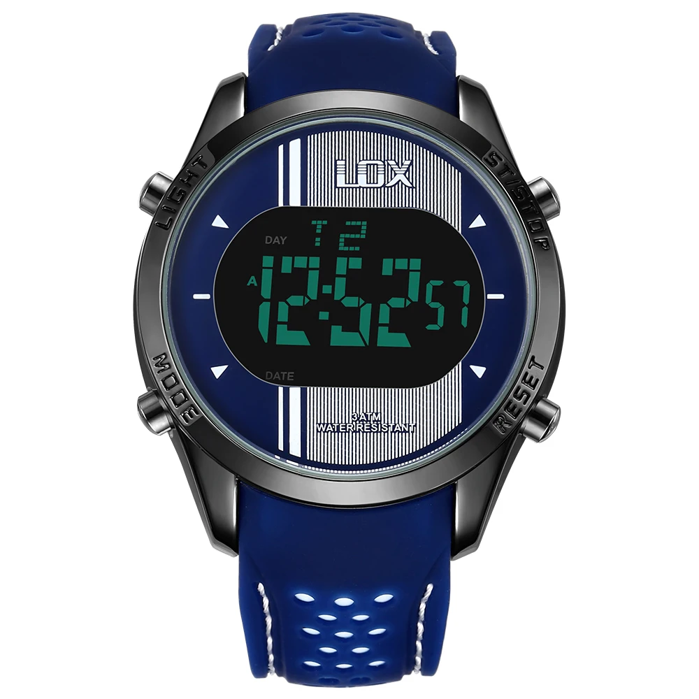 LOX цифровые часы для мужчин модные повседневные Лидирующий бренд Роскошные
