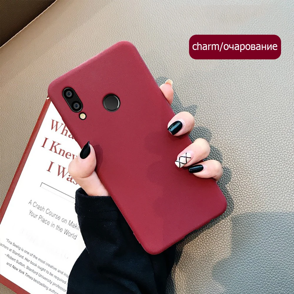 Элегантный очаровательный Матовый ТПУ мягкий чехол для Huawei Y6 Prime Y5 Y7 Prime Y5 lite Y6 Y7 P умный песчаник защитный чехол