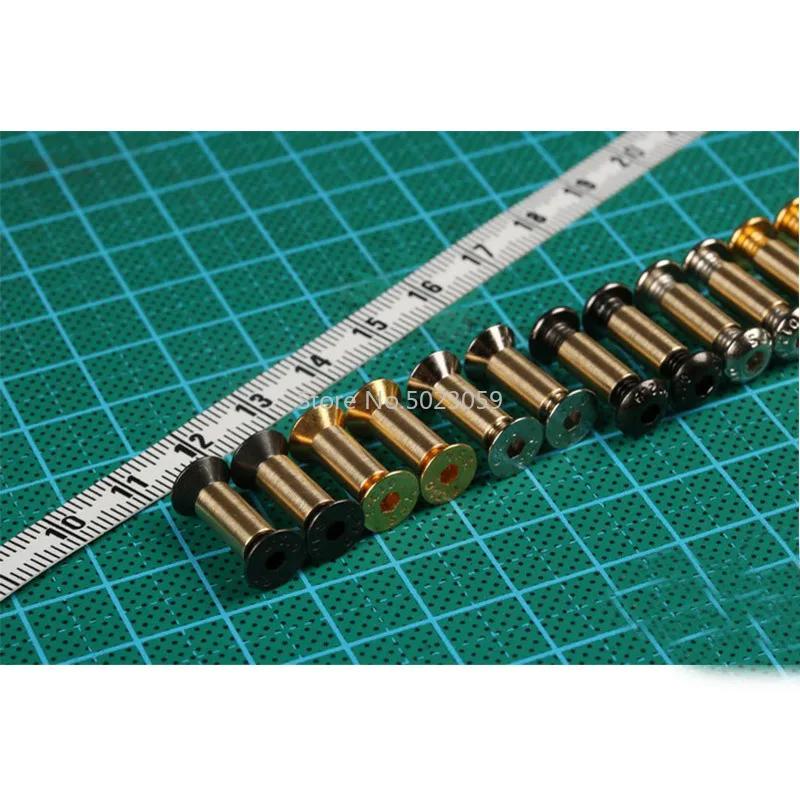 2 шт. M4 DIY ручка для ножей крепежная заклепка винт внутренняя шестиугольная