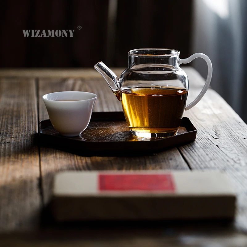 Чайный сервиз в японском стиле WIZAMONY чайник 250 мл термостойкая стеклянная чайная