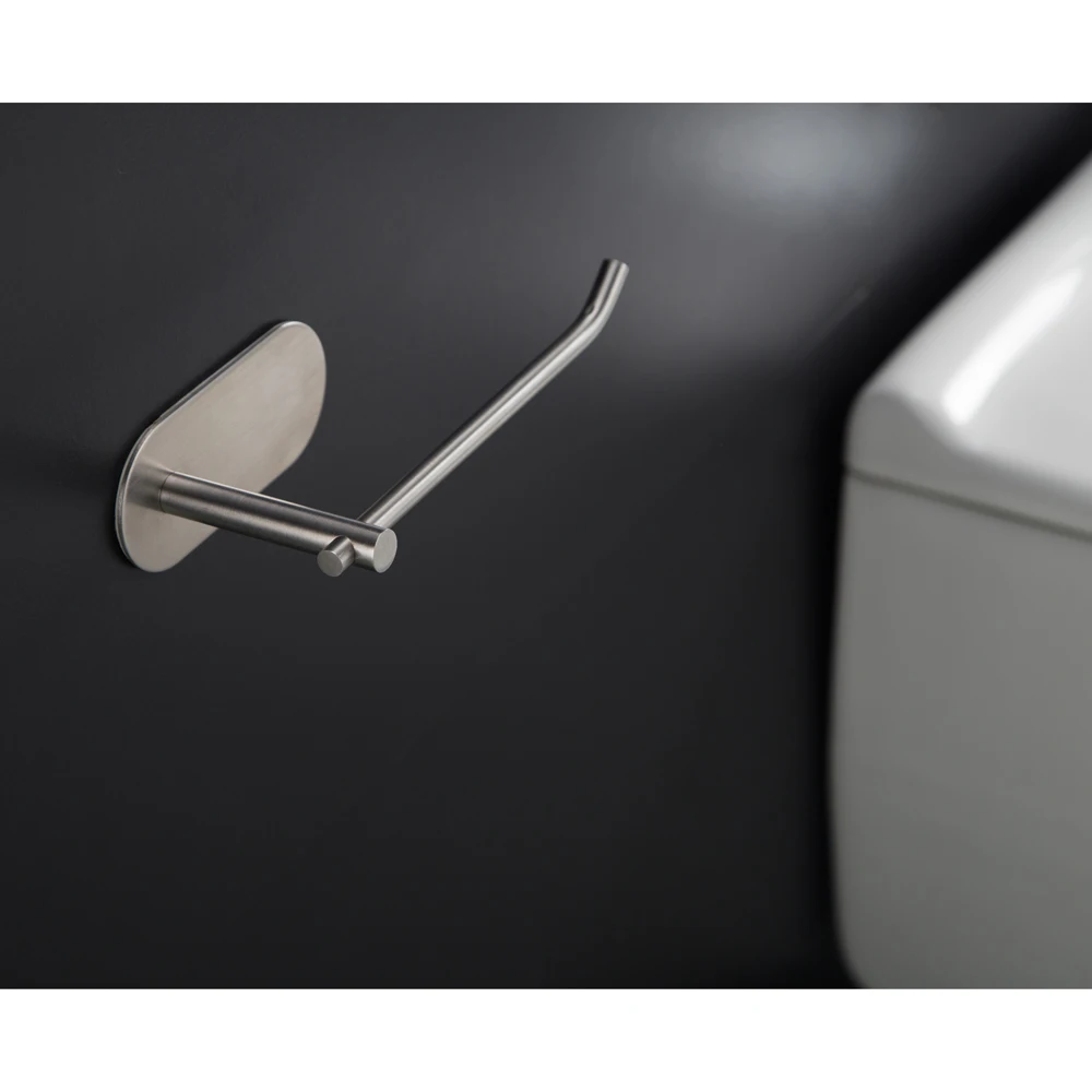 Stainless Steel Suction 3M Self Adhesive Kitchen Toilet Paper Towel Ring Holder