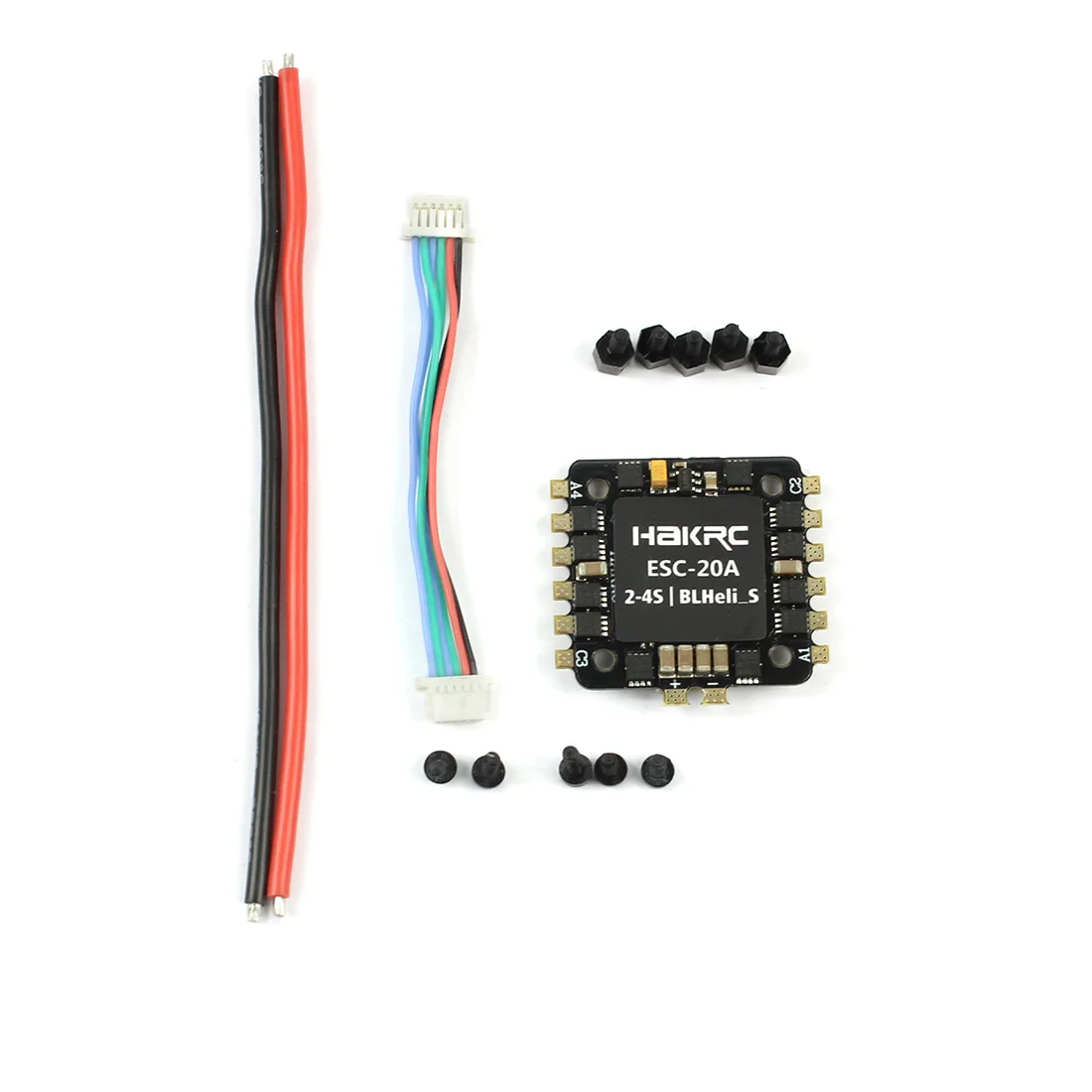 HAKRC мини F4 Контроллер полета 3 слоя FlyTower Betaflight OSD BEC 4в1 20A BLheli_S ESC 200 мВт VTX для FPV квадрокоптера дрона