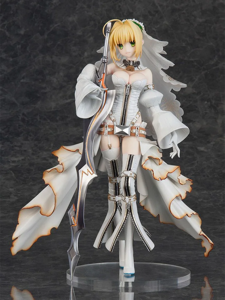 

Аниме клеш Fate/Grand Order Saber Нерон Клавдий Невеста ПВХ экшн-фигурка аниме сексуальная фигурка модели игрушки коллекционная кукла подарок