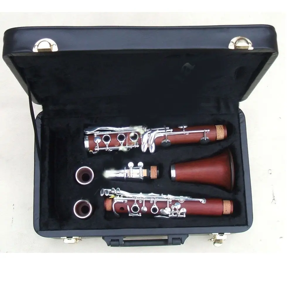 

Rosewood clarinet Bb Great Wood Nice Material Tone mouthpiece set case etc
