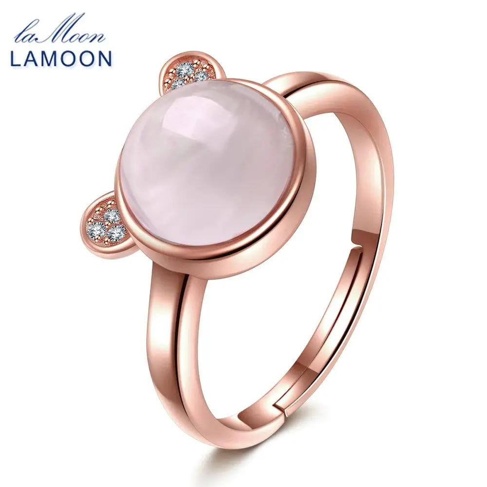 Женское свадебное кольцо с милым медведем ювелирное изделие из натурального