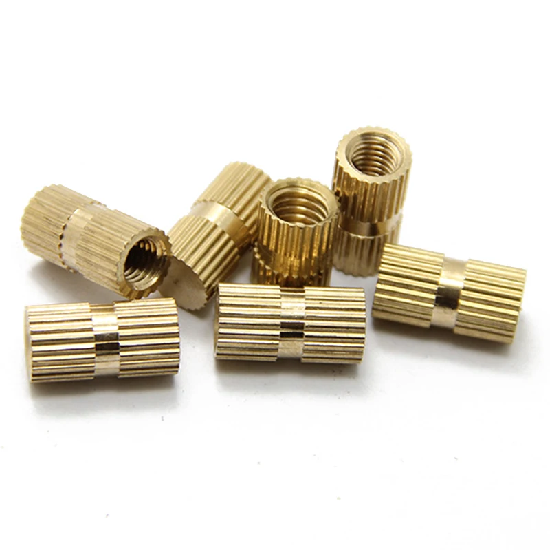 30 шт M3 одноходовые латунные впрыски гайки с глухим отверстием колонны встроенные