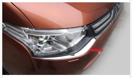 

Хромированная передняя фара для Mitsubishi Outlander 2013 2014