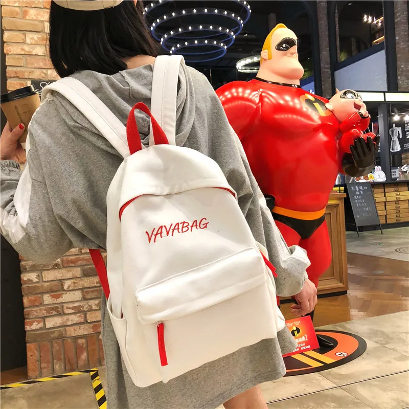 Белые холщовые женские сумки через плечо с японским принтом и буквенным