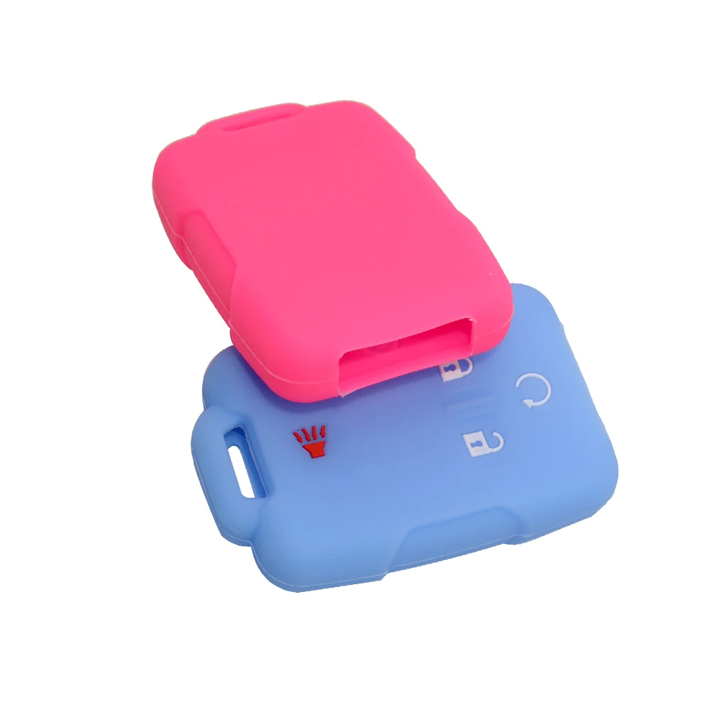 Силиконовый чехол OkeyTech с 4 кнопками мягкий силиконовый для автомобильных ключей