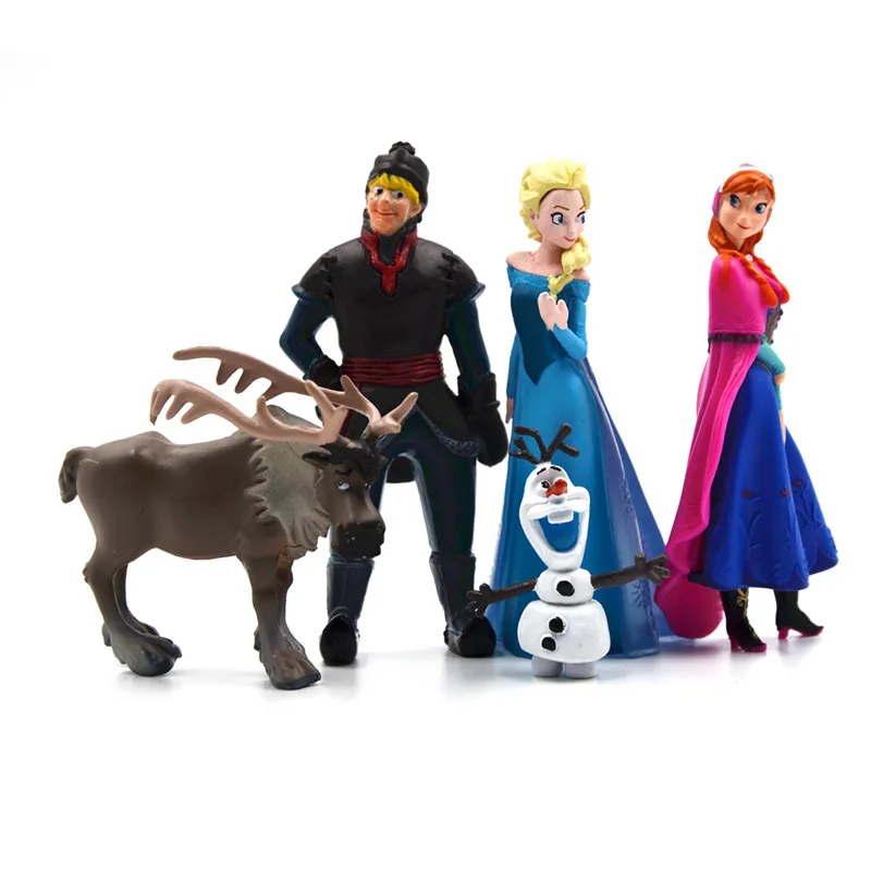 5 шт./компл. disney рисунок с изображением Эльзы из мультфильма «Холодное сердце» Анной, один piecee фигурки принцесса игрушка принца для мальчиков Игрушки для детей 2DS04 - Цвет: no box