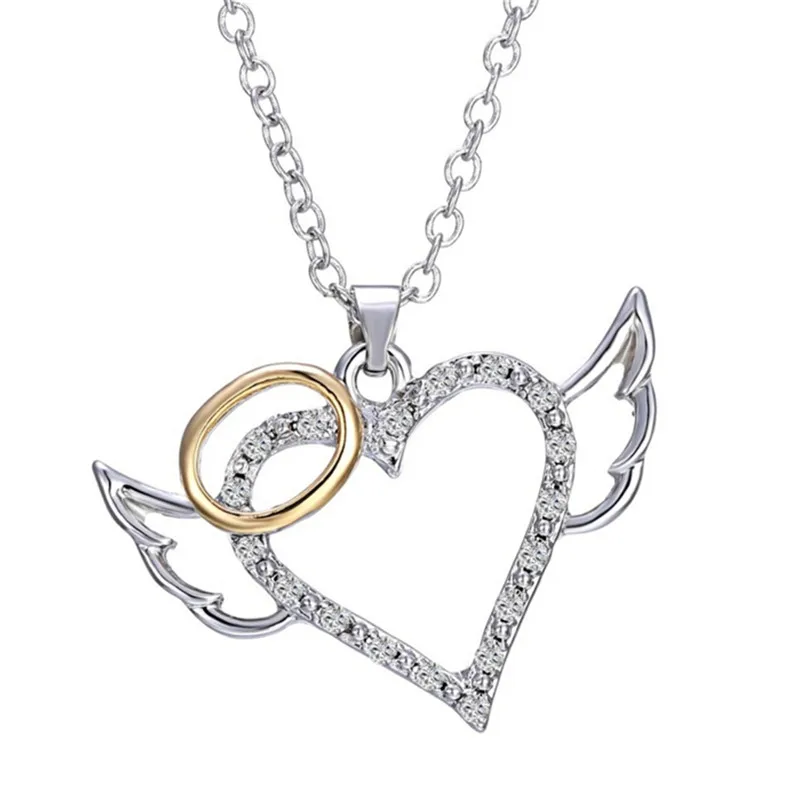 Женское колье с подвеской ангельские крылья|Ожерелья подвеской| |