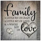 Полноразмернаякруглая Алмазная 5D картина сделай сам, семейные любовные буквы, 3D вышивка, Набор для вышивки крестиком, мозаика, подарок для домашнего декора