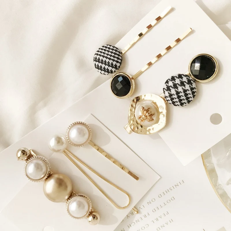 3 шт./компл. Корейская новая продукция сетевая Шпилька три части корона жемчужные