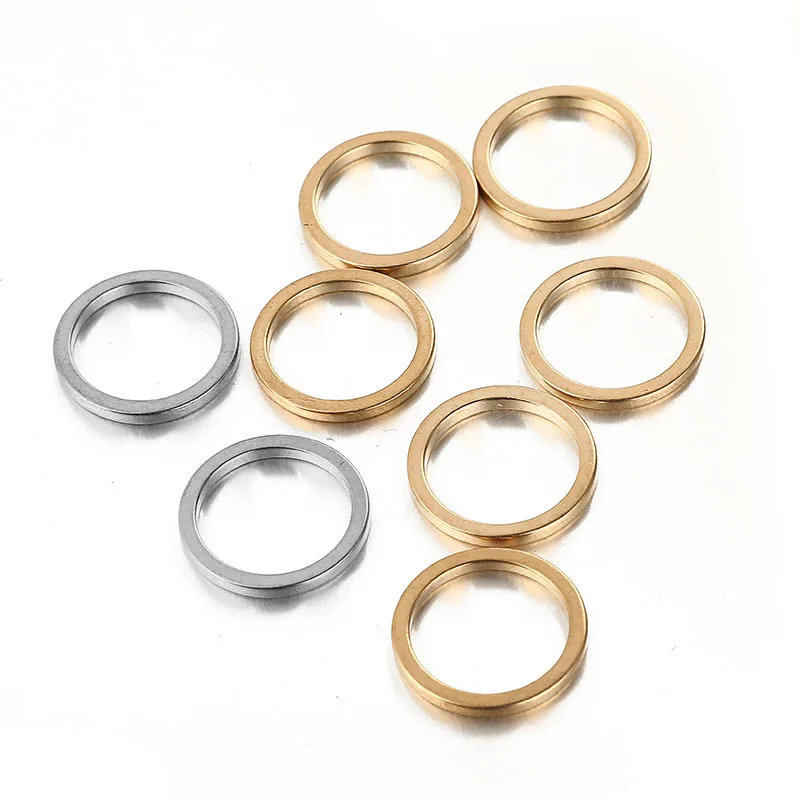 Латунные подвески 20 шт./лот медные круглые металлические полые рамки пустые