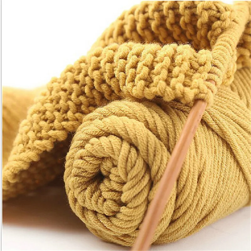 Толстая пряжа для вязания 0 5 кг Высококачественная ручного шапки шарфа шерсти
