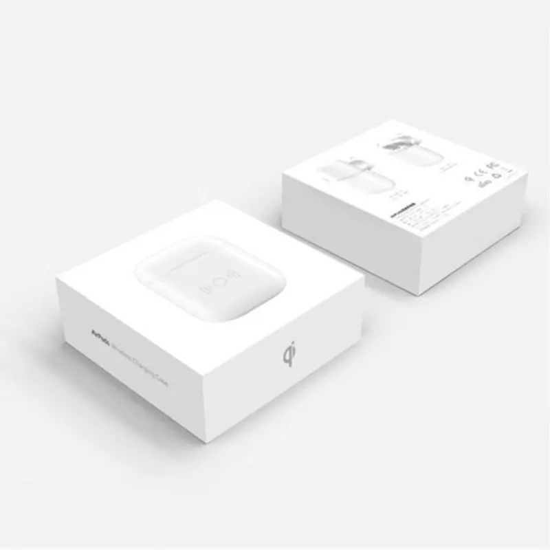 Чехол для беспроводного зарядного устройства Airpods QI Standard чехол совместимый с