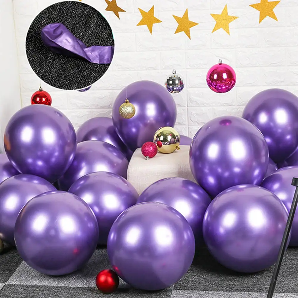 50Pcs 12Inch Aluminium Foil Lovely Round Balloons Birthday Wedding Party Decor Balloons Set Wedding Party Balloon Suppliers