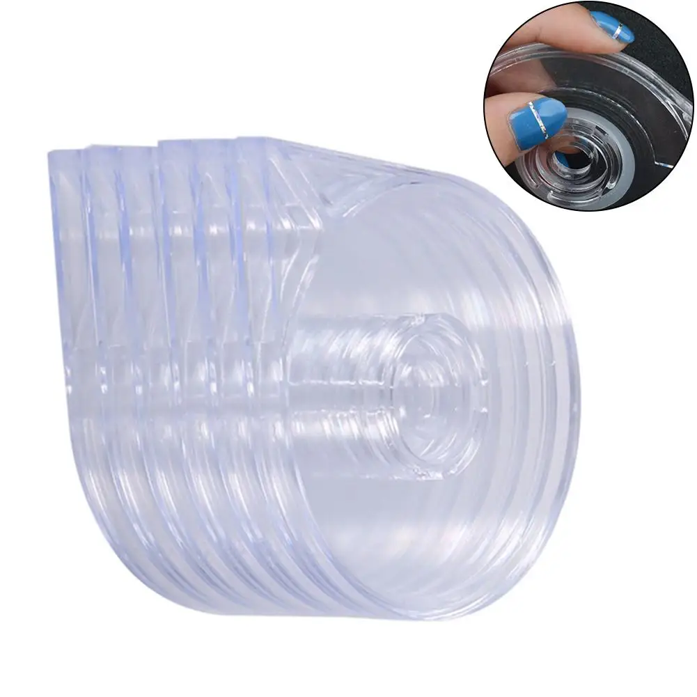 35 #6 шт./компл. Прозрачная Нейл-арт Лента Line Чехол полосатая наклейка коробка