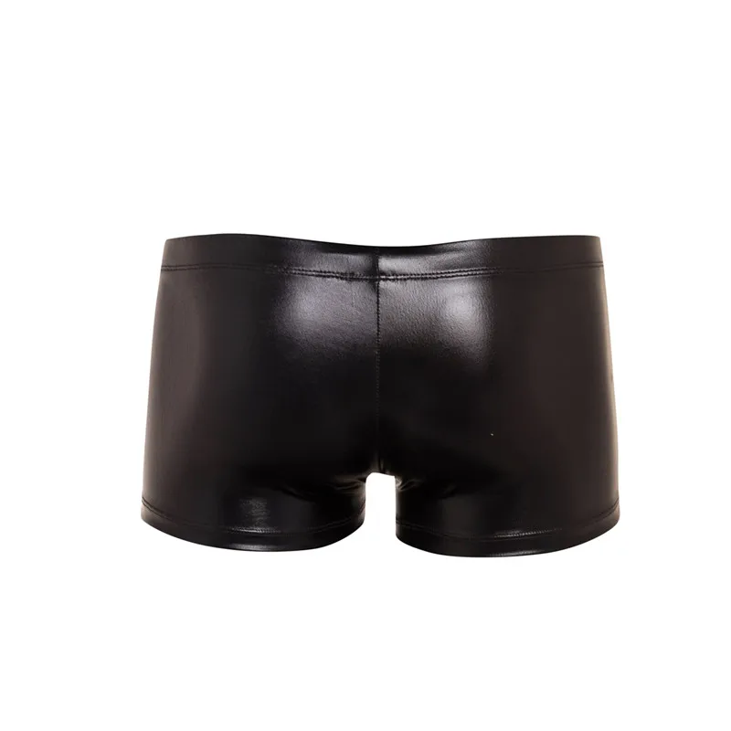 Мужские Пляжные Трусы из искусственной кожи боксеры шорты пляжные трусы четыре