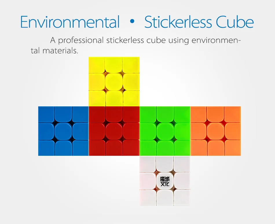 Cuber Speed MoYu WeiLong GTS3 M без наклеек 3x3 магический куб магнитный GTS V3 цветной 3x3x 3