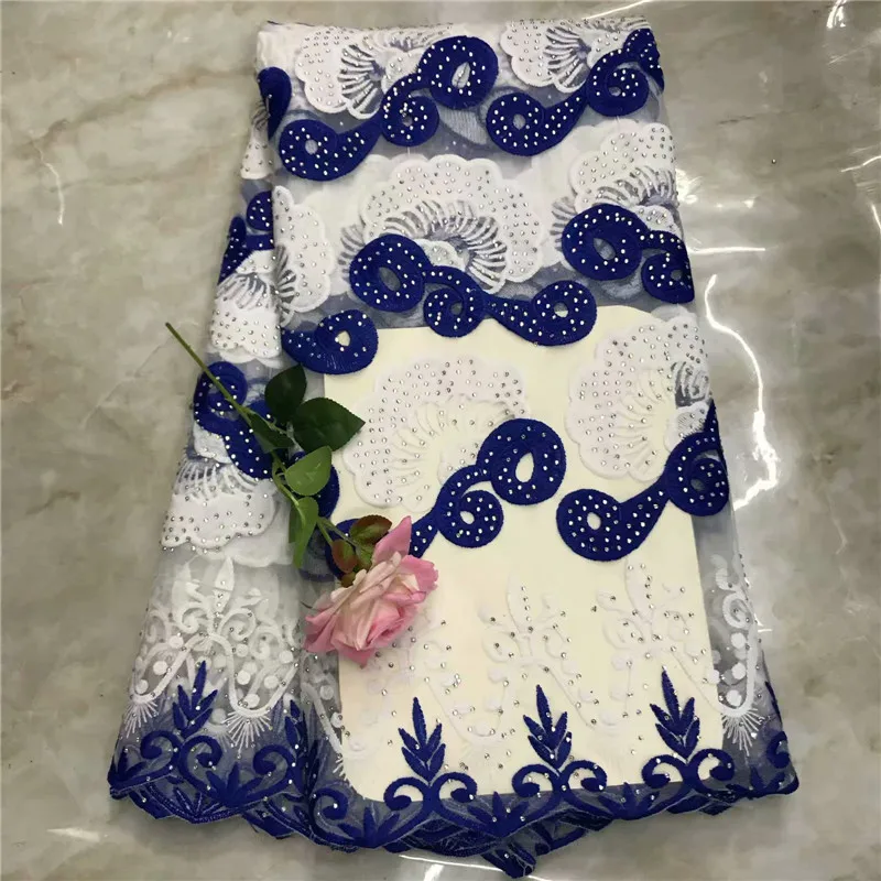 Beautiful Milk silk Latest African Cotton white wine stones Lace Fabric High Quality Swiss Voile In Switzerland | Дом и сад