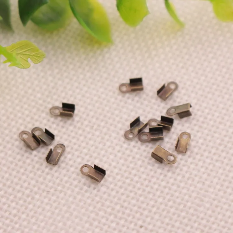 Горячая 100 шт кожаный зажим для изготовления браслета/украшения цепи DIY ювелирные