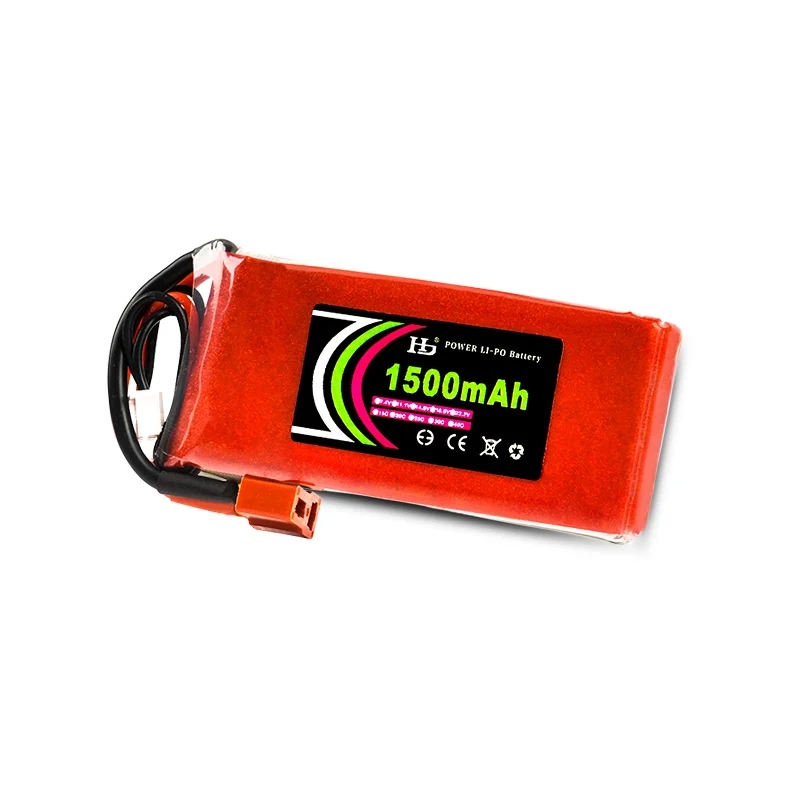 HJ Power 7 4 V 11 1 14 8 22 2 1500mAh 35C 2S 3S аккумуляторная батарея для Lipo XT60 T другой разъем