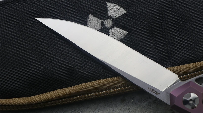 Assassin-JK5311 складной шарикоподшипник S35VN лезвие TC4 ручка из титанового сплава многофункциональный инструмент для охоты и повседневного использования