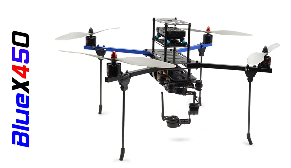 BlueX450 Квадрокоптер DIY Drone комплект алюминиевая рама F450 Мультикоптер мультироторный гоночный Дрон QuadX для RC FPV APM Pixhawk