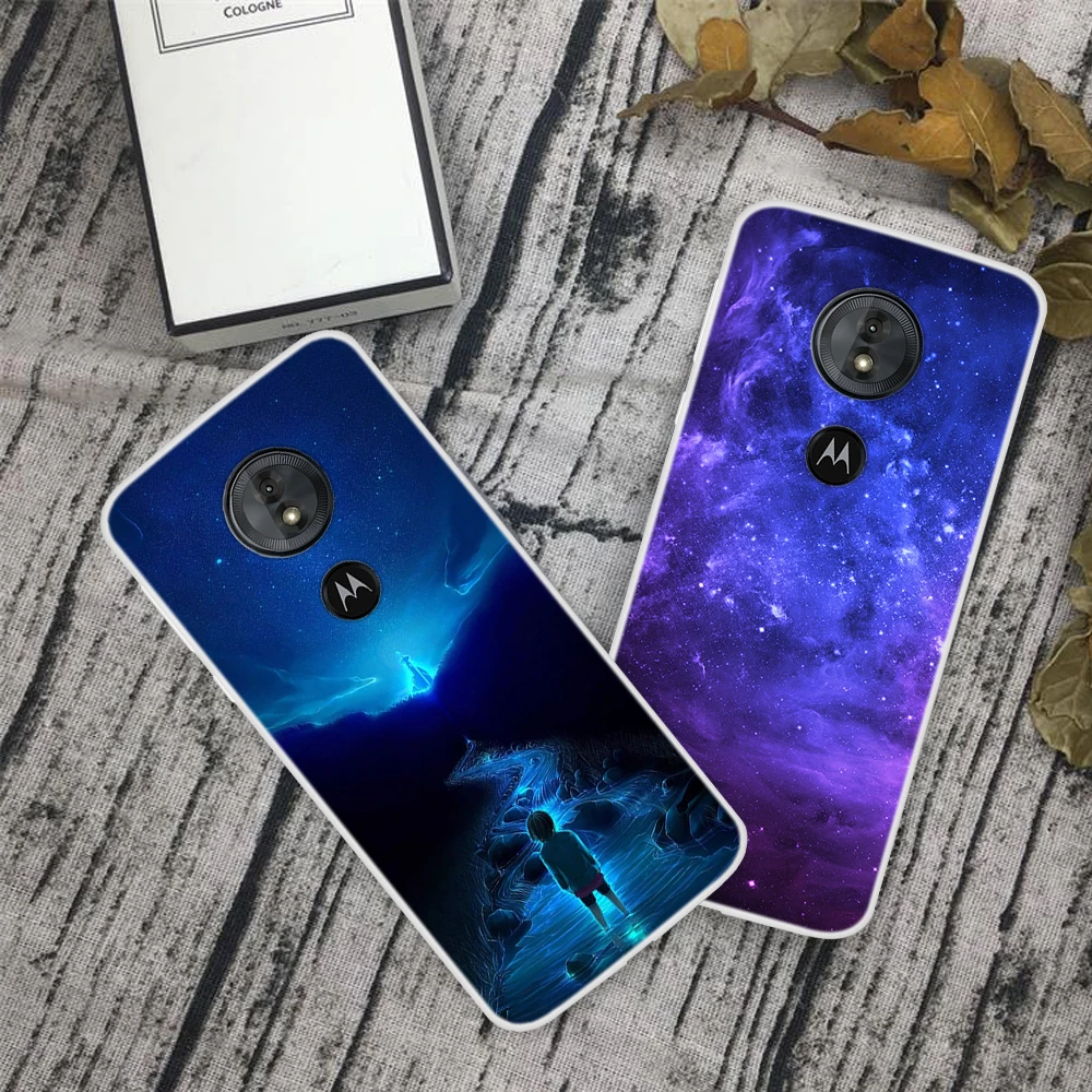 Для Moto G6 Play чехол 5,7 ''силиконовый мягкий ТПУ Модный чехол для телефона для Motorola Moto G6 Play чехол G6Play G 6 Play Cover Space Para