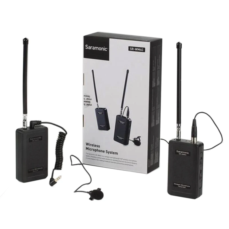 Горячая Saramonic SR-WM4C WM4C беспроводной петличный микрофон системы для Canon 6D 600D 5D2 5D3 Nikon D800 sony DV GoPro Hero 3 3+ 4