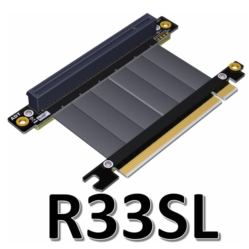 Удлинительный кабель Gen3.0 PCI-E 16x к графические карты PCIe x16 дизайн локоть