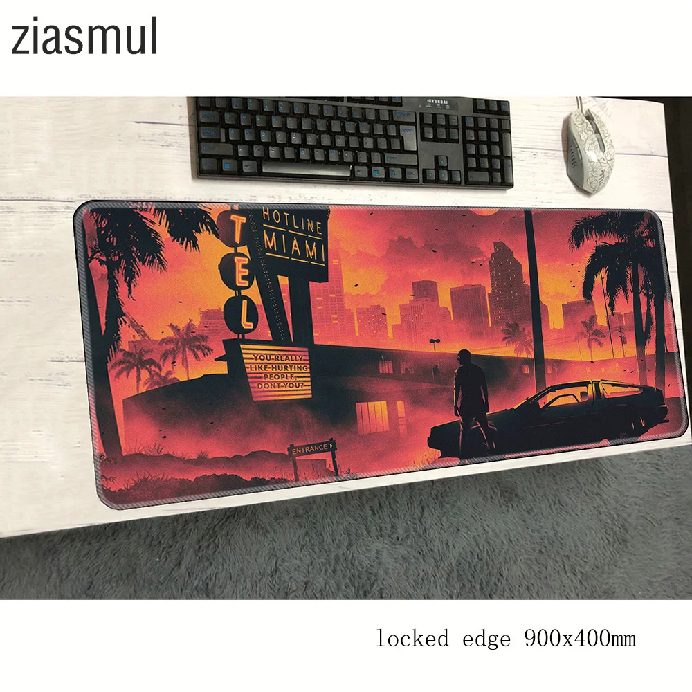 Коврик для мыши hotline miami 900x400x2 мм коврики лучший компьютерный Для Мыши игровые